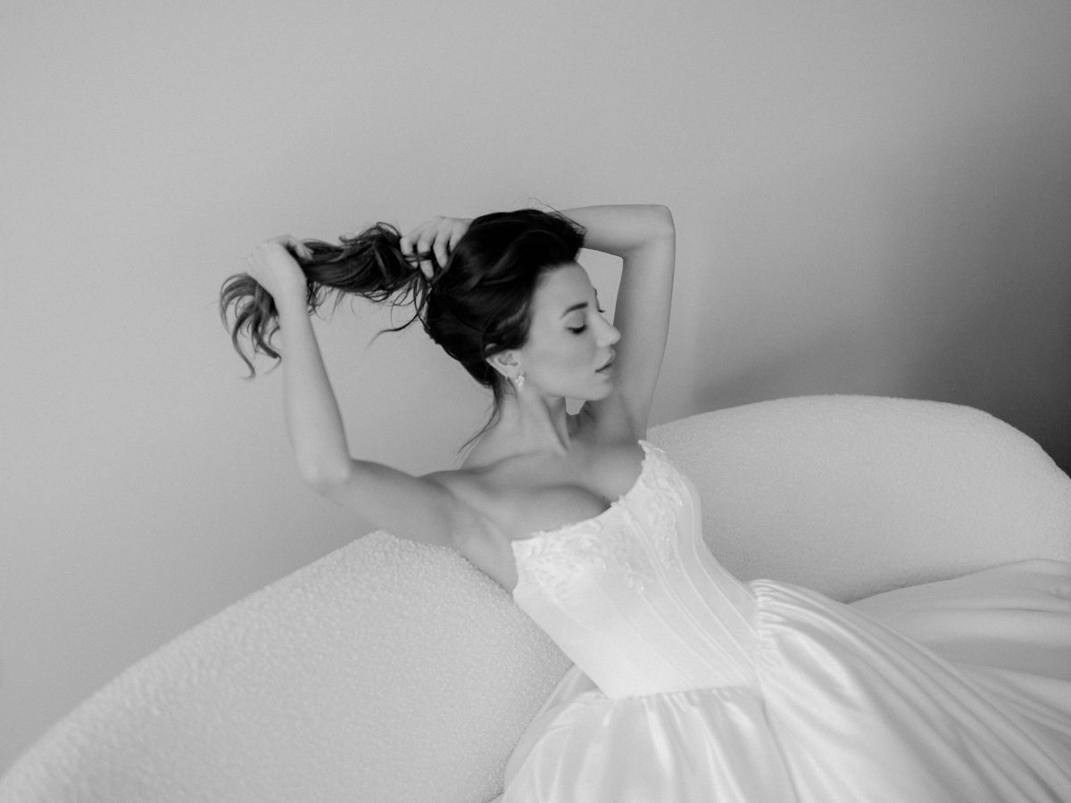 editorial photography of a bride