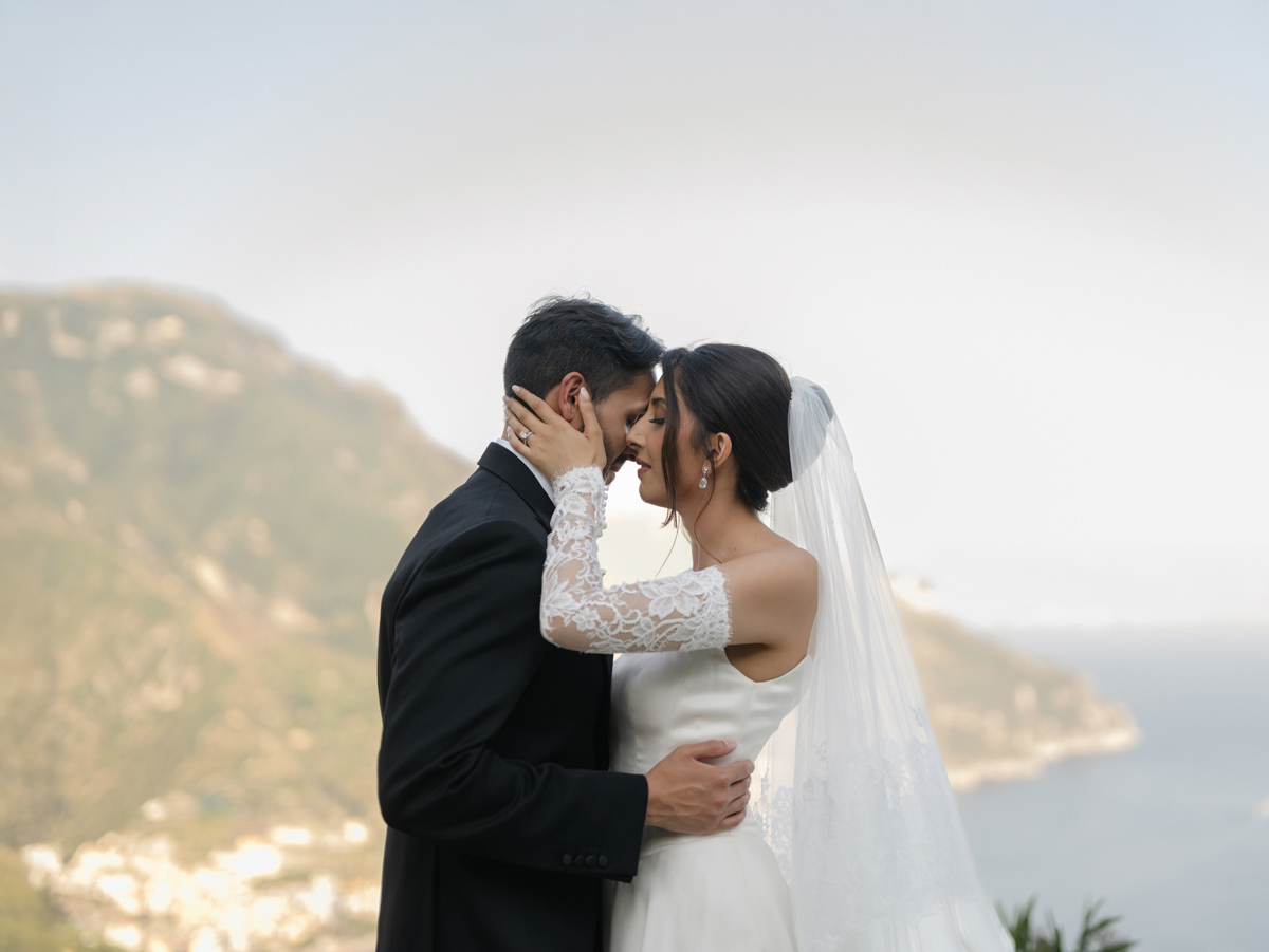 wedding photographer at villa eva ravello italy