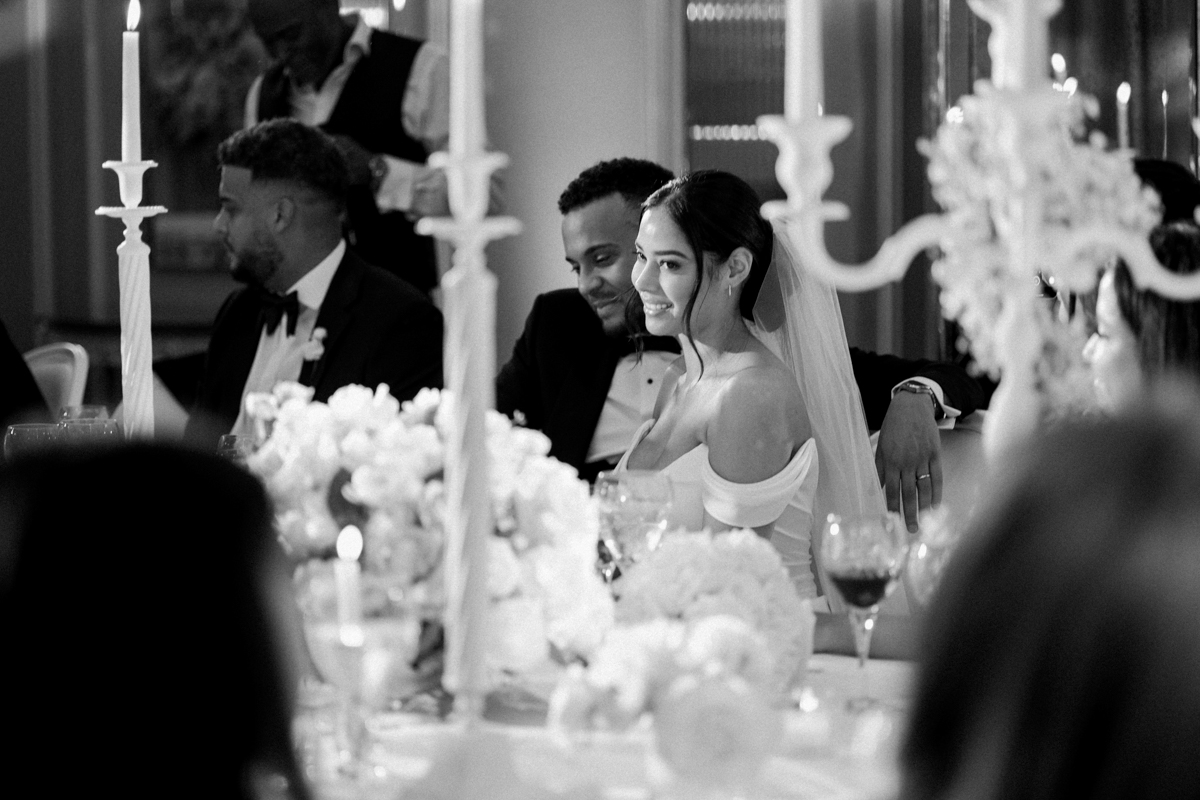 bride and groom at lanesborough wedding