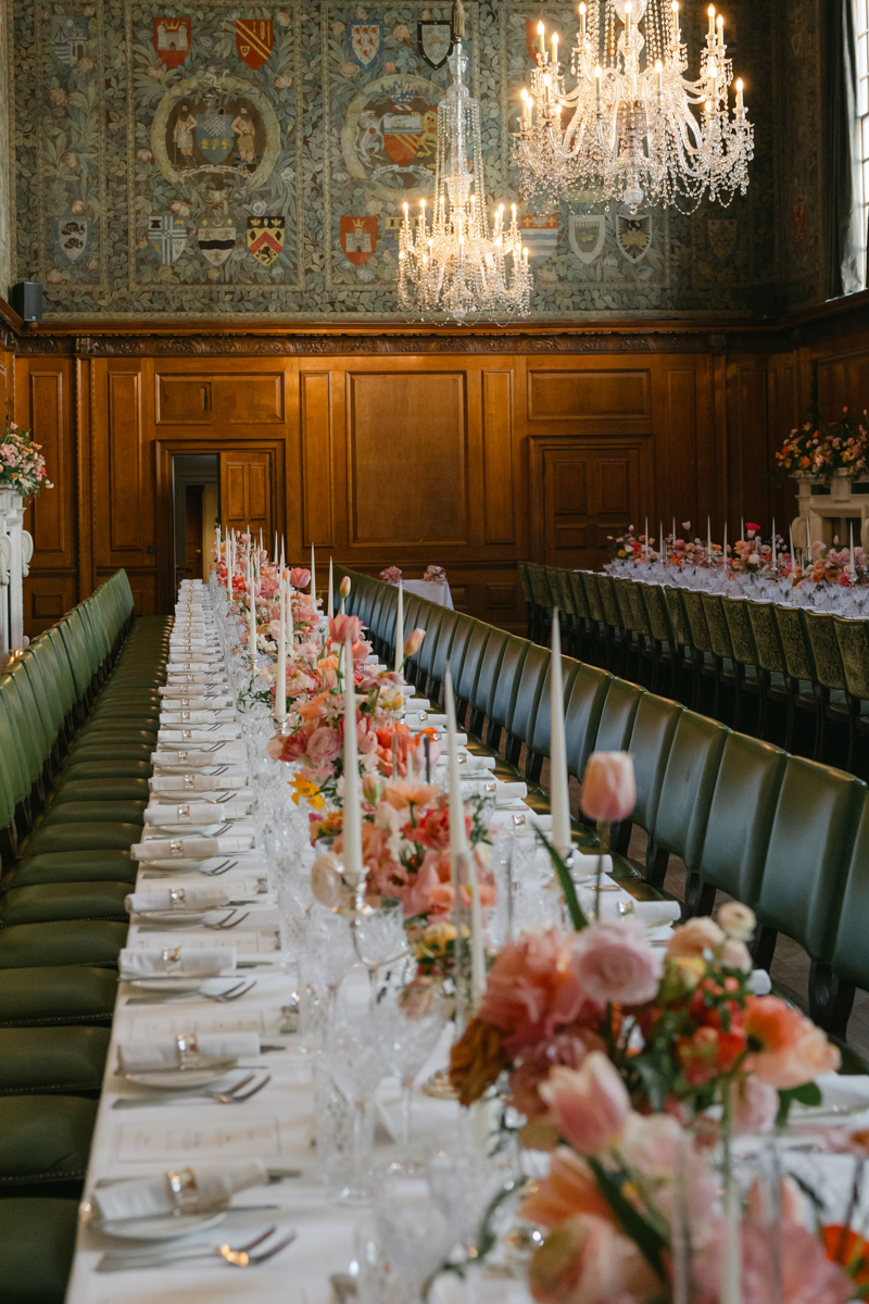 table at the ned london wedding
